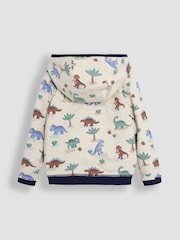 JoJo Maman Bébé Navy Appliqué Reversible Hoodie - Image 7 of 12