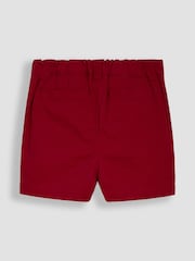 JoJo Maman Bébé Red Twill Chino Short - Image 2 of 3