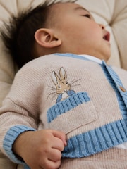 Cardigã JoJo Maman Bébé Peter Rabbit™ com aplique 100% algodão - Imagem 2 de 6