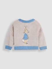 Cardigã JoJo Maman Bébé Peter Rabbit™ com aplique 100% algodão - Imagem 4 de 6