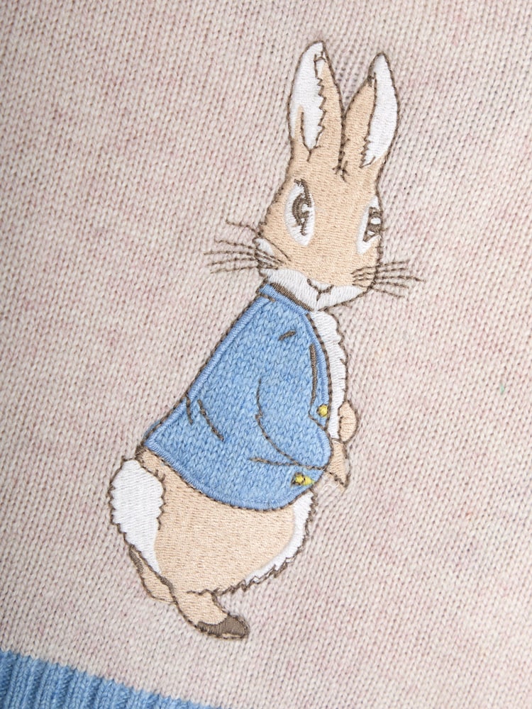Cardigã JoJo Maman Bébé Peter Rabbit™ com aplique 100% algodão - Imagem 6 de 6