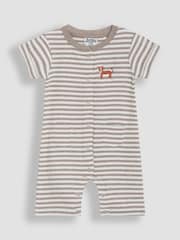 JoJo Maman Bébé Ecru Cream Safari 2-Pack Romper - Image 2 of 5