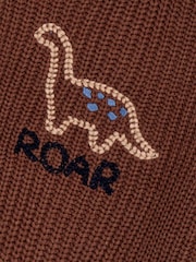 JoJo Maman Bébé Brown Embroidered Jumper - Image 3 of 4