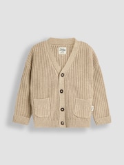 JoJo Maman Bébé Natural Classic Cardigan - Image 1 of 3