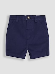 JoJo Maman Bébé Navy Blue Twill Chino Short - Image 1 of 3