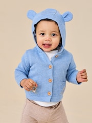 JoJo Maman Bébé Peter Rabbit™ Embroidered Cardigan - Imagen 1 de 3