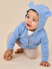JoJo Maman Bébé Peter Rabbit™ Embroidered Cardigan - Imagen 2 de 3