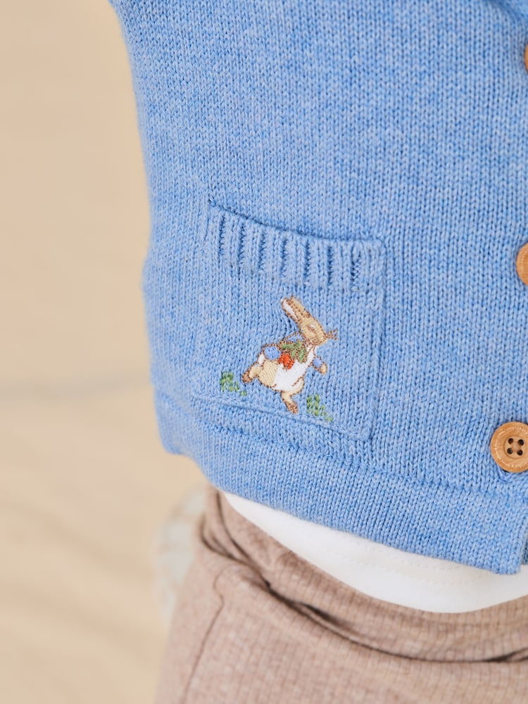 Cardigã bordado JoJo Maman Bebé Peter Rabbit™ - Imagem 6 de 6