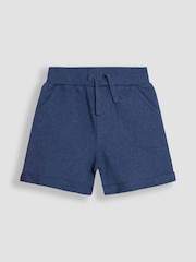 JoJo Maman Bébé Royal Blue & Red 2-Pack Jogger Shorts - Image 4 of 5