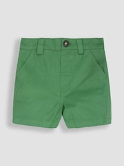 JoJo Maman Bébé Green Twill Chino Shorts - Image 1 of 3