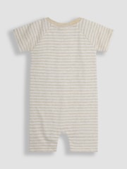 JoJo Maman Bébé Peter Rabbit™ Appliqué 100% Cotton Romper - Imagen 5 de 6