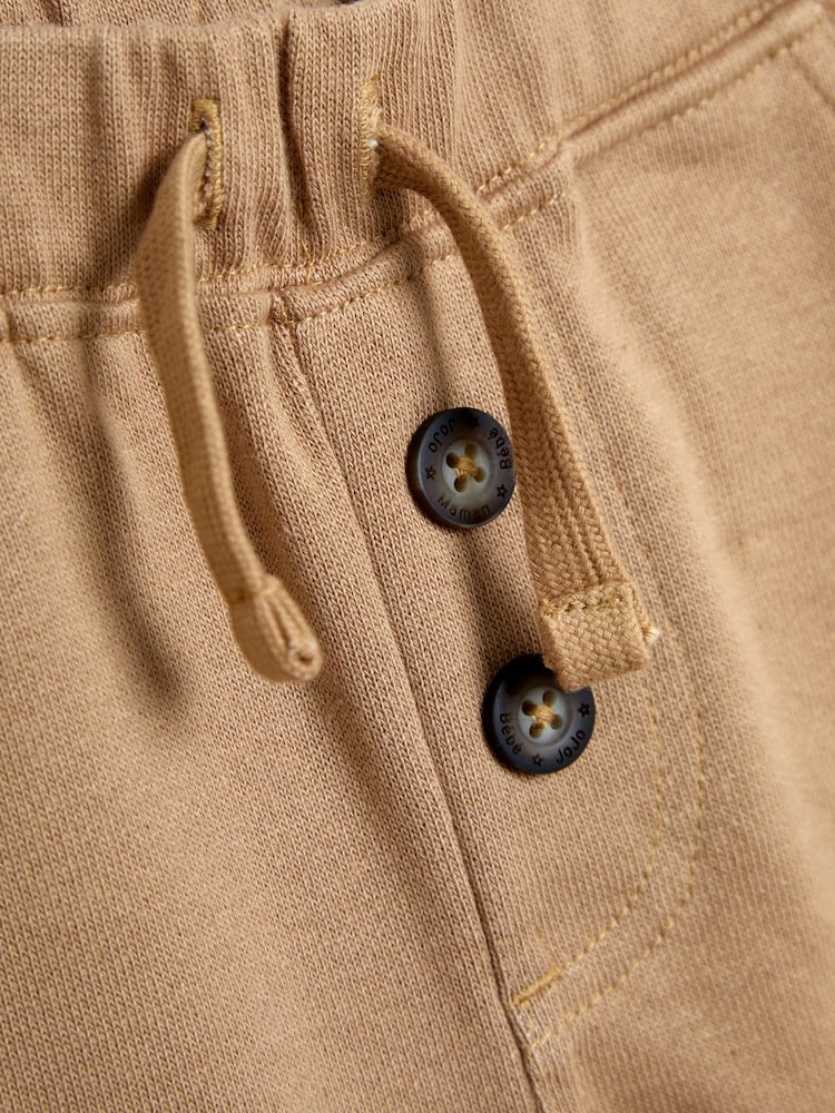 JoJo Maman Bébé Stone Relaxed Roll Up Trousers - Image 3 of 3