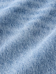 Mid Blue 100% Cotton Denim Dungarees - Image 8 of 8