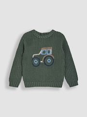 JoJo Maman Bébé Green Embroidered Jumper - Image 1 of 7