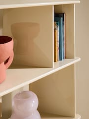 MADE.COM Ecru White Ingrid Wide Shelving Unit - Image 3 of 6
