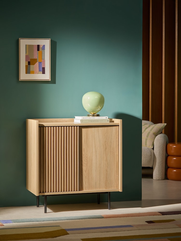 MADE.COM Oak Effect Blaze Small Sideboard - Image 1 of 5