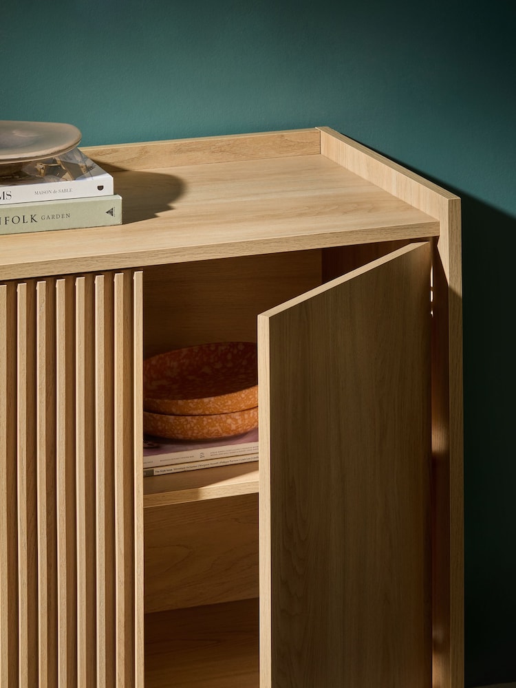 MADE.COM Oak Effect Blaze Small Sideboard - Image 2 of 5