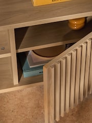 MADE.COM Oak Effect Blaze Wide Up to 50 Inch TV Unit - Image 2 of 5