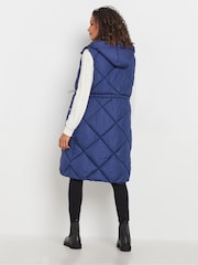 M&Co Blue Hooded Gilet - Image 3 of 5