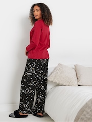M&Co Starry Night Long Sleeve Wide Leg Pyjamas Set - صورة 3 من 4
