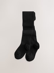 Navy Blue 5 Pack Cotton Rich School Tights - Image 3 of 8