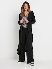 Long Tall Sally Black Wide Leg Cashmillon Trousers - Image 1 of 5