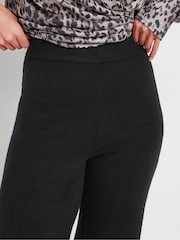 Long Tall Sally Black Wide Leg Cashmillon Trousers - Image 4 of 5