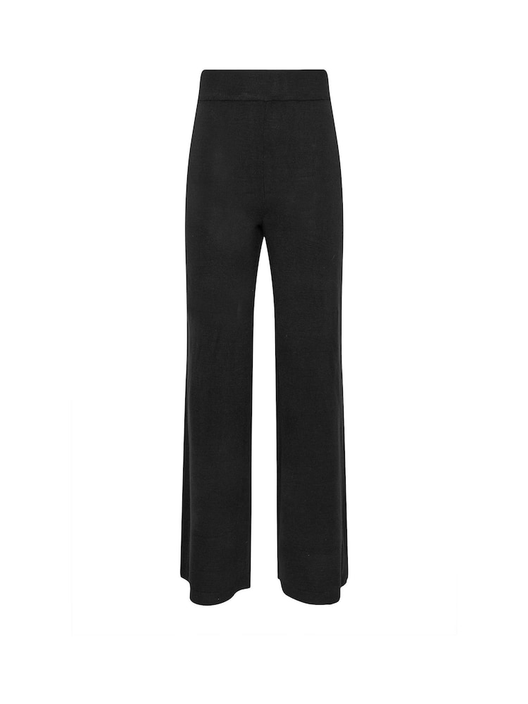 Long Tall Sally Black Wide Leg Cashmillon Trousers - Image 5 of 5