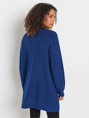 M&Co Blue Ribbed Cardigan - Image 3 of 5