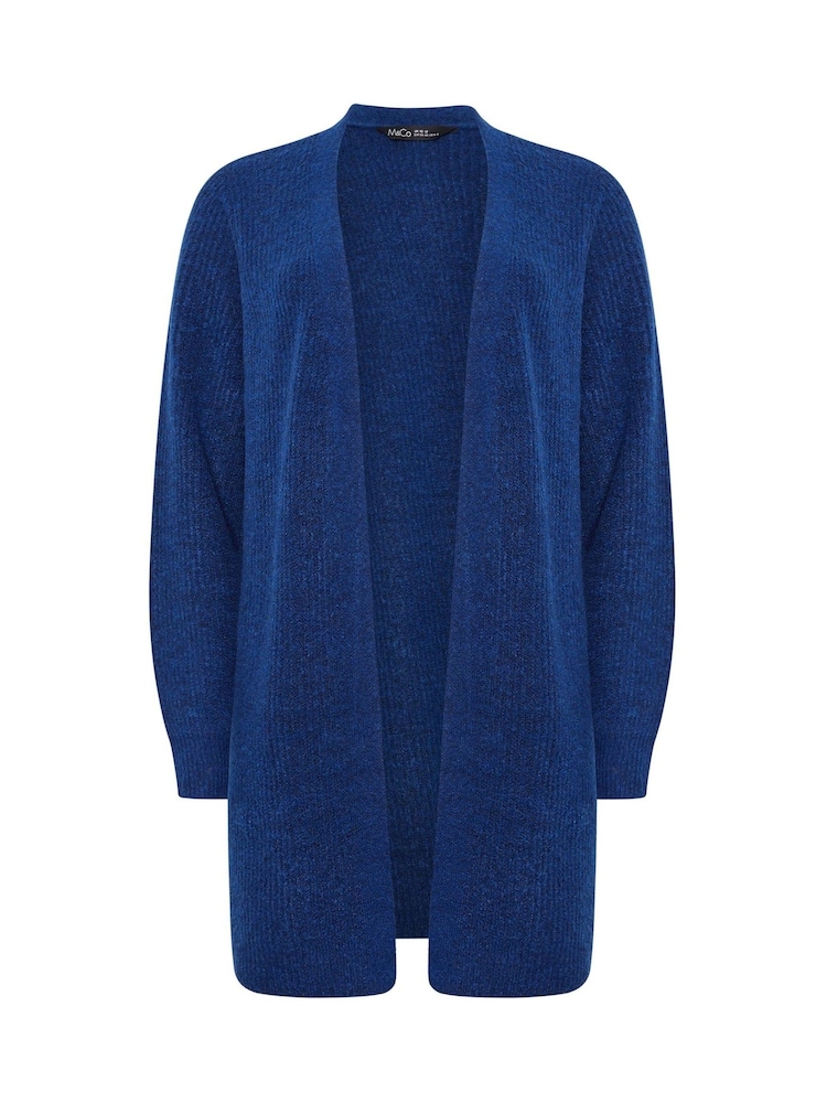 M&Co Blue Ribbed Cardigan - Image 5 of 5
