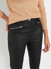 M&Co Coated Skinny Zip Trousers - Bild 4 von 5