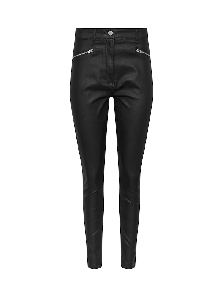 M&Co Coated Skinny Zip Trousers - Bild 5 von 5 M&Co Coated Skinny Zip Trousers - Bild 5 von 5