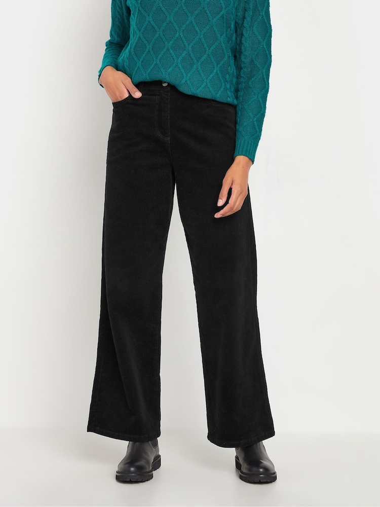 M&Co Black Co-ord Wide Leg Trousers - Image 1 of 5