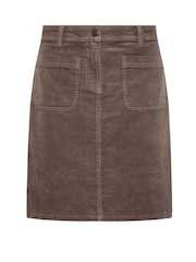 M&Co Brown Corduroy A-Line Skirt - Image 5 of 5