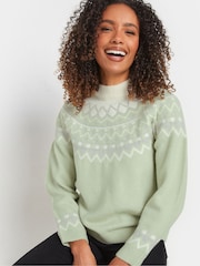 M&Co Green Placement Jumper - Image 4 of 5