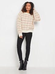 M&Co White Multi Basket Weave Jumper - Image 3 of 5
