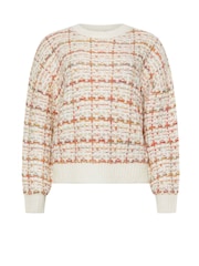 M&Co White Multi Basket Weave Jumper - Image 5 of 5