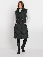 M&Co Black Hooded Gilet - Image 2 of 5