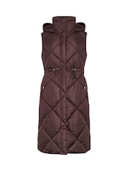 M&Co Red Hooded Gilet - Image 5 of 5