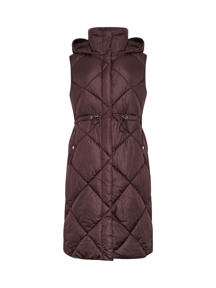 M&Co Red Hooded Gilet - Image 5 of 5