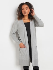 M&Co Grey Longline Cardigan - Image 1 of 5