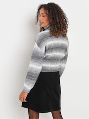 M&Co Black Corduroy A-Line Skirt - Image 3 of 5
