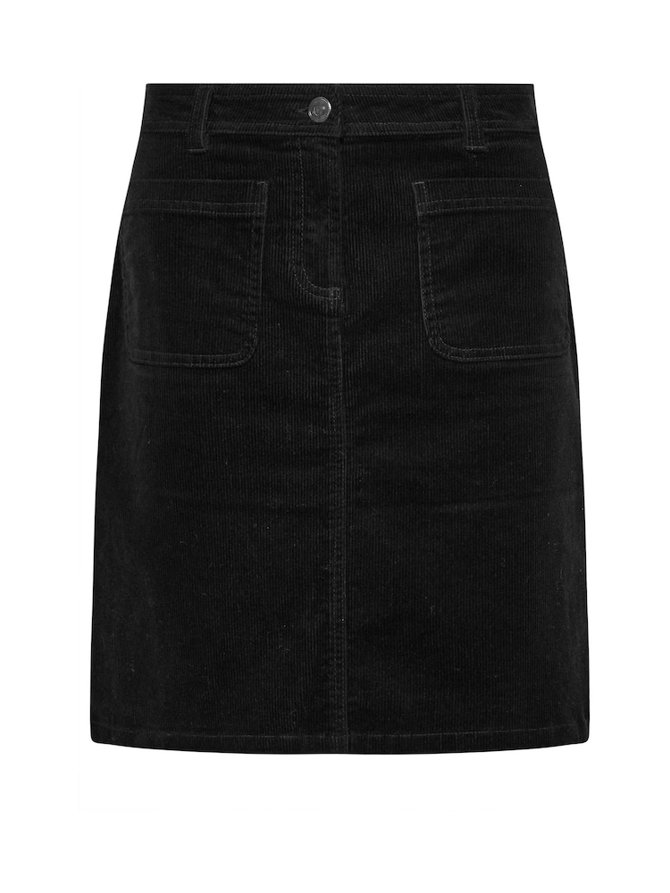 M&Co Black Corduroy A-Line Skirt - Image 5 of 5