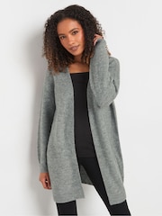 siva - M&Co Ribbed Cardigan - Slika 1 iz 5