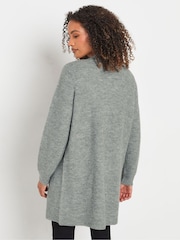 siva - M&Co Ribbed Cardigan - Slika 3 iz 5