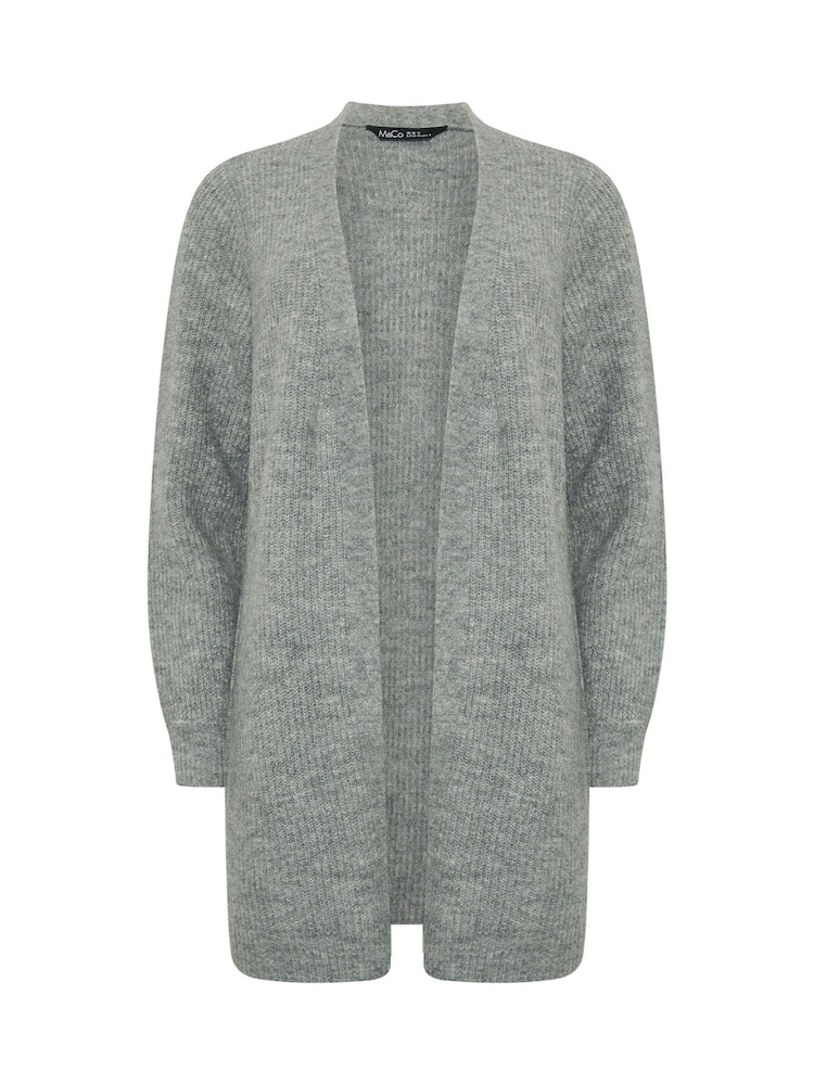 siva - M&Co Ribbed Cardigan - Slika 5 iz 5