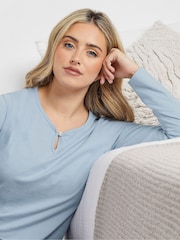 حزمة بيجامة شتوية قطن 100% بكُم طويل ورِجل واسعة وتصميم مورَّد من M&Co - صورة 4 من 5