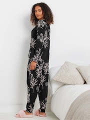 Conjunto de Pyjamas Floral M&Co Soft Touch - Imagem 3 de 5