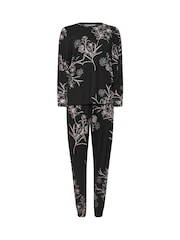 Conjunto de Pyjamas Floral M&Co Soft Touch - Imagem 5 de 5