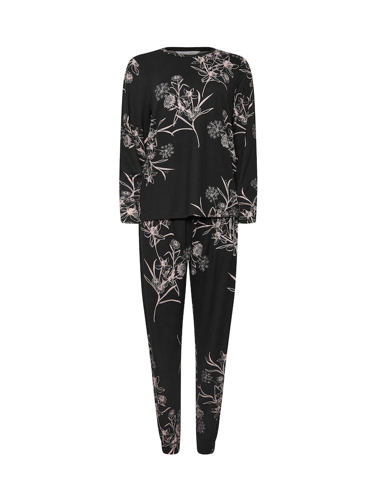 Conjunto de Pyjamas Floral M&Co Soft Touch - Imagem 5 de 5